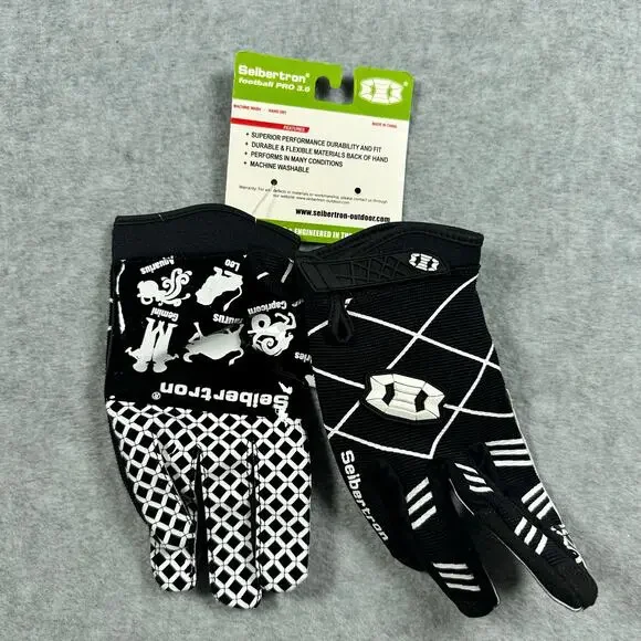 Adizero Impact Football Cleats and Gloves White/Black US Mens 8/Women's 9